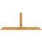 Ekena Millwork Portland Rough Sawn Timber Gable Bracket, Western Red Cedar, 96"W x 40"H x 6"D x 6"F, 10/12 Pitch GBW096X40X0606POR00RWR - alternate 1